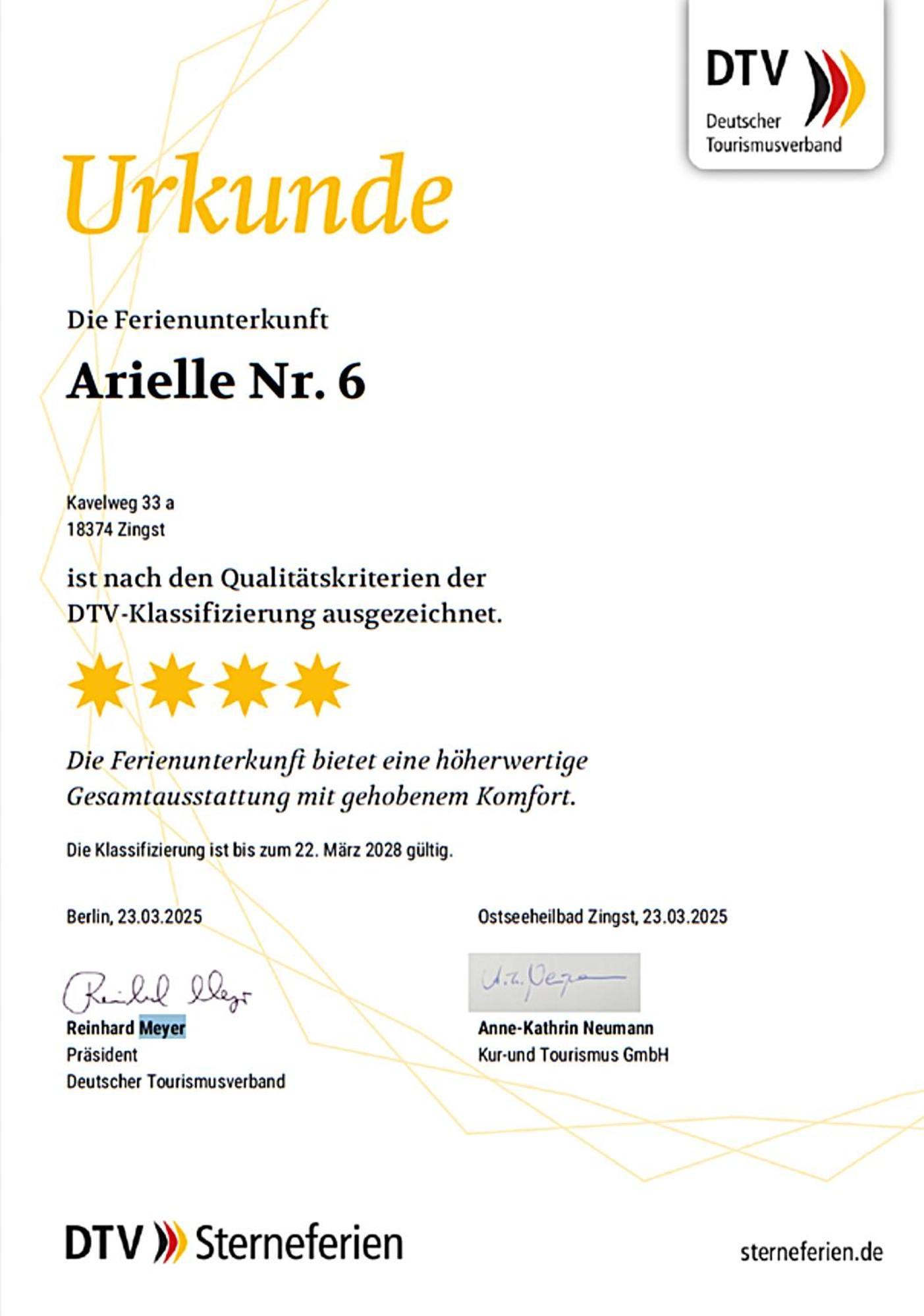 Arielle Nr 6 - Fuer Die Schoenste Zeit Des Jahres - Zingst Exteriör bild